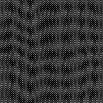 Seamless computer generated metal chain mail texture