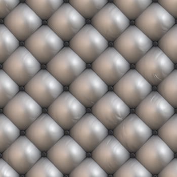 Seamless computer generated high quality texture of padding cushion