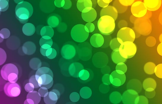 abstract background with bokeh and variety color