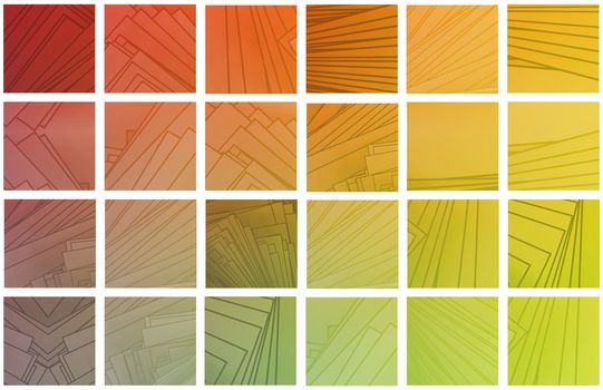 Colorful Squares Background with a Edit Blocks