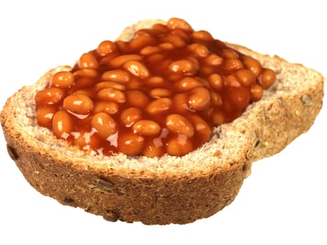 Baked Beans on Brown Bread