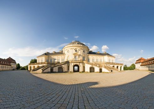 Panorama of the Castle Solitude, Stuttgart Germany