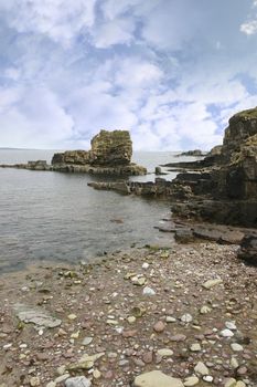 rocks at Meenogahane Pier, on the west coast in county Kerry Ireland