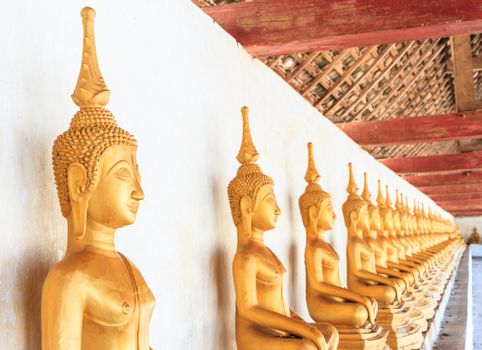 Buddha statue at  Ing Hang Stupa in Savannakhet, Laos