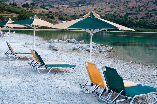 The only fresh water lake in Crete - Lake Kournas.