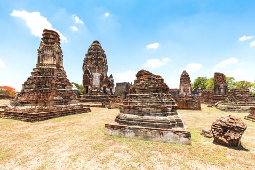 Wat Phra Sri Rattana Mahathat Historical park in lopburi Thailand