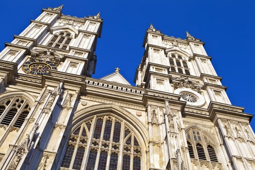 Westminster Abbey in London.