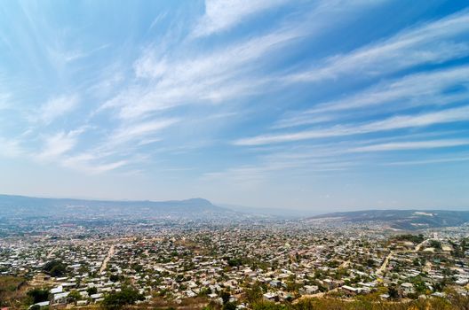 Cityscape of Tuxtla Gutierrez, the capital of Chiapas, Mexico