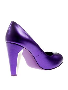 Purple High Heeled Shoe