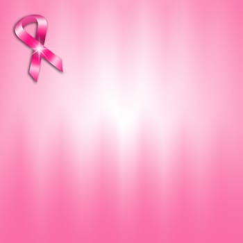 prevention breast cancer with pink ribbon