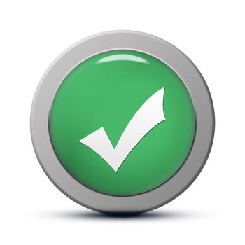 green round Icon series : Validate button