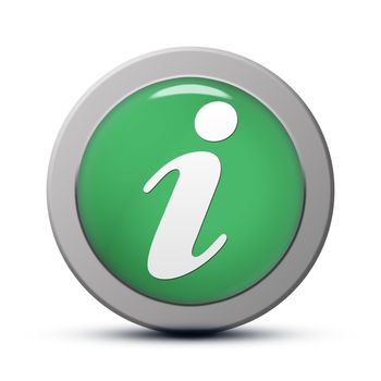 green round Icon series : Info button
