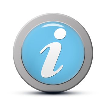 blue round Icon series : Info button