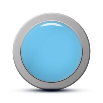 blue round Icon series : clean button