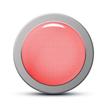 red round Icon series : clean button