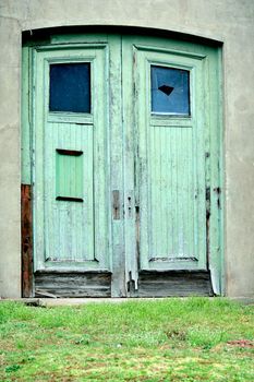 A old wooden door image