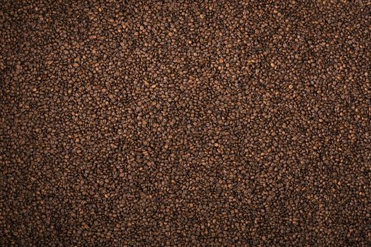 Coffee brown roasted grains texture
