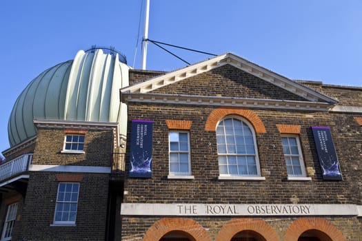 The Royal Observatory in Greenwich, London.