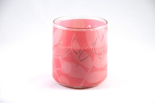 beaker glass pink