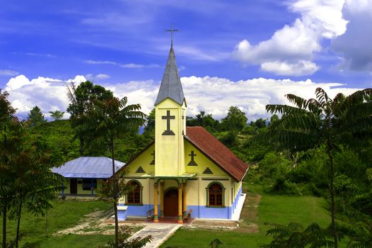 Christian Church HKBP Huta Hotang. Indonesia. 
Distrik VII Samosir
Ressort Onan Runngu
Samosir Island, Lake Toba, North Sumatra.