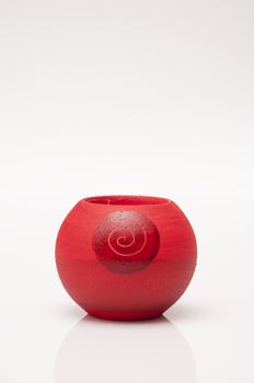 round red candle for home design