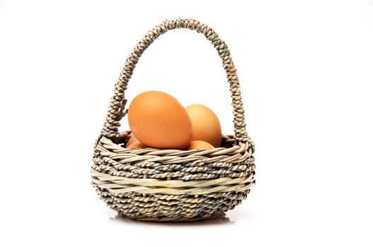 basket of eggs to transport without breaking you