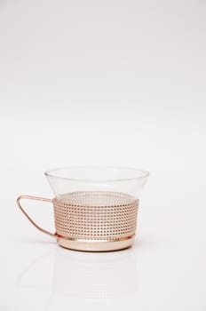 glass design with handle for coffee