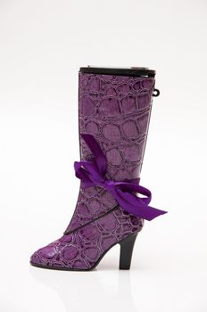 lilac boot design very valuable face