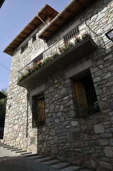 old rustic houses and town Campdev