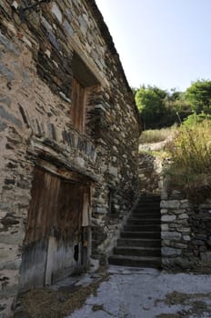 old rustic houses and town Campdev