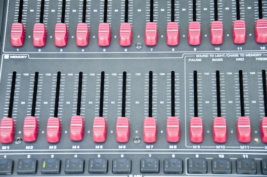 Sound controllers. Element of design.