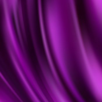 Beautiful Purple Satin Fabric for Drapery Abstract Background