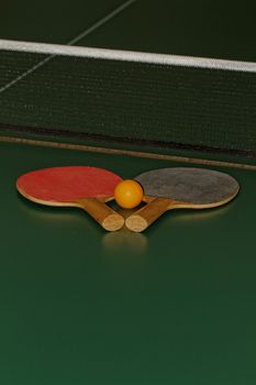 table tennis playing set (ping-pong)