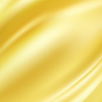 Gold Silk Fabric for Drapery Abstract Background