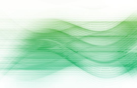 Line Wave Background with Colorful and Clean Art