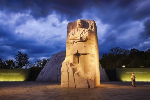 WASHINGTON, DC - OCTOBER 10: Memorial to Dr. Martin Luther King on October 10, 2012. The memorial is America's 395th national park. 