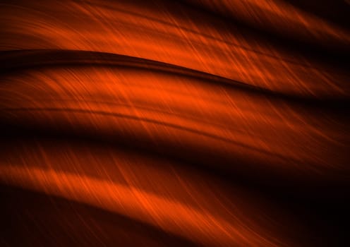 abstract curve lines, red background