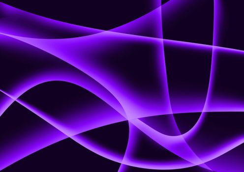 Abstract curve with purple background