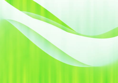 Abstract with line wavy, green and yellow background