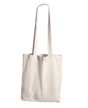 white bag isolated on a white background