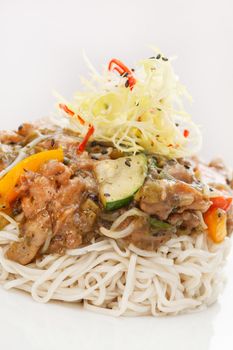 noodle with meat