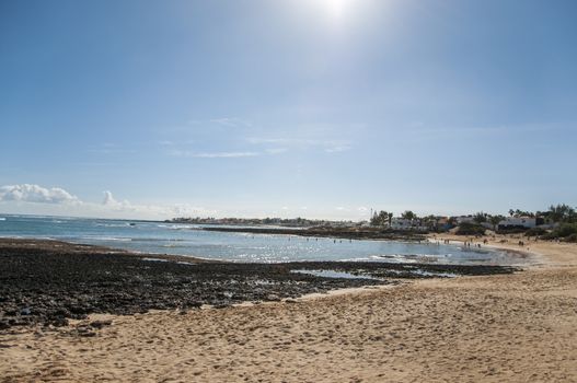 Fuerteventura beach where there is one of the best beaches that the island