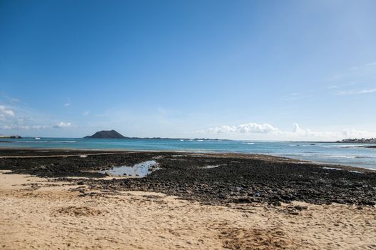 Fuerteventura beach where there is one of the best beaches that the island