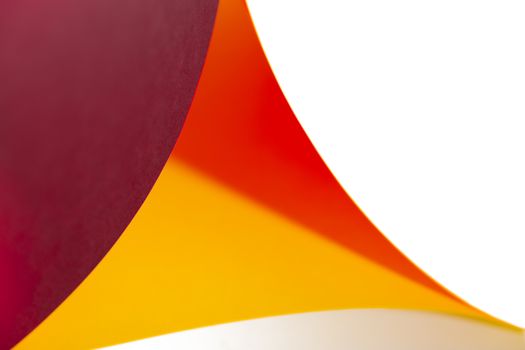 abstract colors red, orange, white for background triangle form