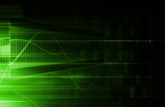 A Technology Industry Network As a Wallpaper