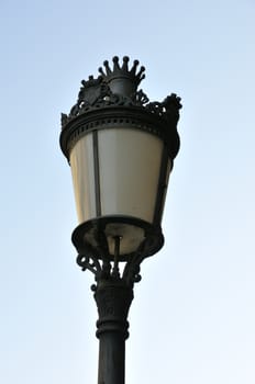 beautiful city lamppost