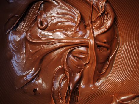 Chocolate cream macro