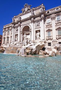 Trevi fountain in Rome (Fontana di Trevi)