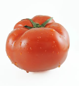 Isolated tomato on white 