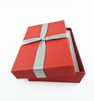 Red small box isolated